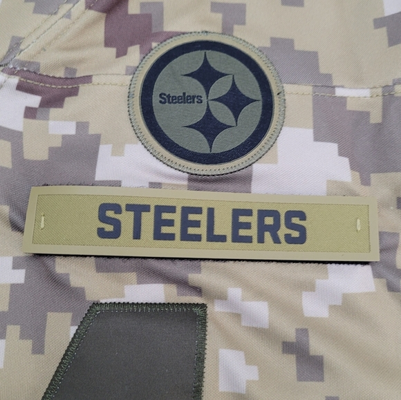Nike NFL Pittsburgh Steelers Salute to Service Antonio Brown Football Jersey - Picture 3 of 8